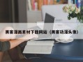 梅州黑客漫画素材下载网站（黑客动漫头像）